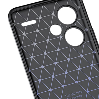 For Xiaomi Redmi Note 13 Pro+ Litchi Texture Shockproof TPU Phone Case(Black) - Note 13 Pro+ Cases by PMC Jewellery | Online Shopping South Africa | PMC Jewellery | Buy Now Pay Later Mobicred