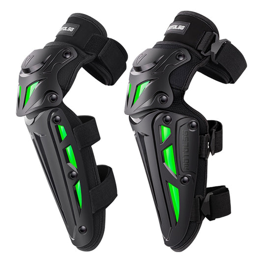 Motolsg MT-05 Motorcycle Bicycle Riding Protective Gear 2 in 1 Knee Pads(Green) - Protective Gear by MOTOLSG | Online Shopping South Africa | PMC Jewellery | Buy Now Pay Later Mobicred