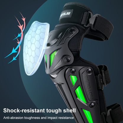 Motolsg MT-05 Motorcycle Bicycle Riding Protective Gear 2 in 1 Elbow Pads(Green) - Protective Gear by MOTOLSG | Online Shopping South Africa | PMC Jewellery | Buy Now Pay Later Mobicred