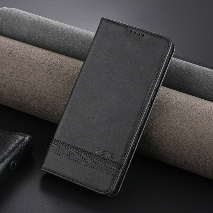 For OPPO Reno11 F AZNS Magnetic Calf Texture Flip Leather Phone Case(Black) - Reno11 F Cases by AZNS | Online Shopping South Africa | PMC Jewellery | Buy Now Pay Later Mobicred