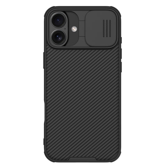 For iPhone 16 Plus NILLKIN CamShield Pro PC Phone Case(Black) - iPhone 16 Plus Cases by NILLKIN | Online Shopping South Africa | PMC Jewellery | Buy Now Pay Later Mobicred