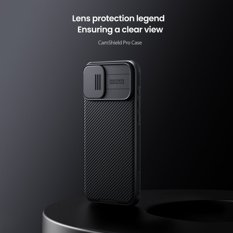 For iPhone 16 Plus NILLKIN CamShield Pro PC Phone Case(Black) - free shipping - PMC Jewellery - Order now!