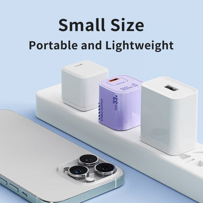 ROCK T88 Sugar Series PD33W Single Type-C Port GaN Charger, CN Plug(Purple) - USB Charger by ROCK | Online Shopping South Africa | PMC Jewellery | Buy Now Pay Later Mobicred