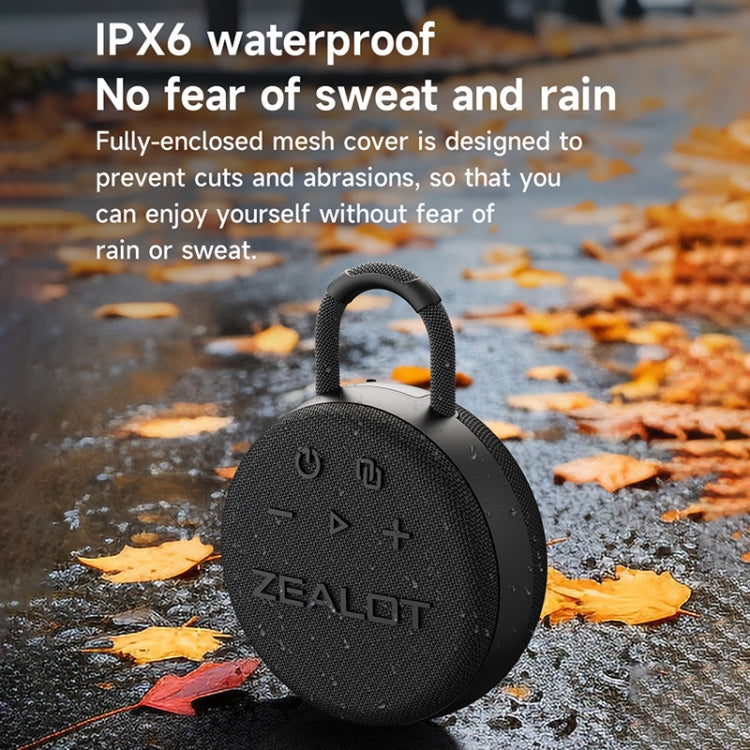 Zealot S77 IPX7 Waterproof Portable Wireless Bluetooth Speaker(Orange) - Waterproof Speaker by ZEALOT | Online Shopping South Africa | PMC Jewellery | Buy Now Pay Later Mobicred