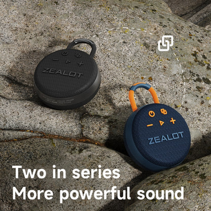 Zealot S77 IPX7 Waterproof Portable Wireless Bluetooth Speaker(Orange) - Waterproof Speaker by ZEALOT | Online Shopping South Africa | PMC Jewellery | Buy Now Pay Later Mobicred