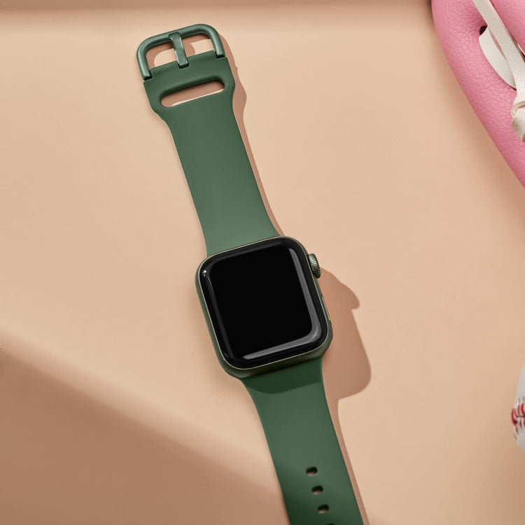 For Apple Watch 38mm Pin Buckle Silicone Watch Band(Clover) - free shipping - PMC TechLife - Order now!