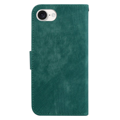 For iPhone SE 2024 Little Tiger Embossed Leather Phone Case(Green) - More iPhone Cases by PMC Jewellery | Online Shopping South Africa | PMC Jewellery | Buy Now Pay Later Mobicred