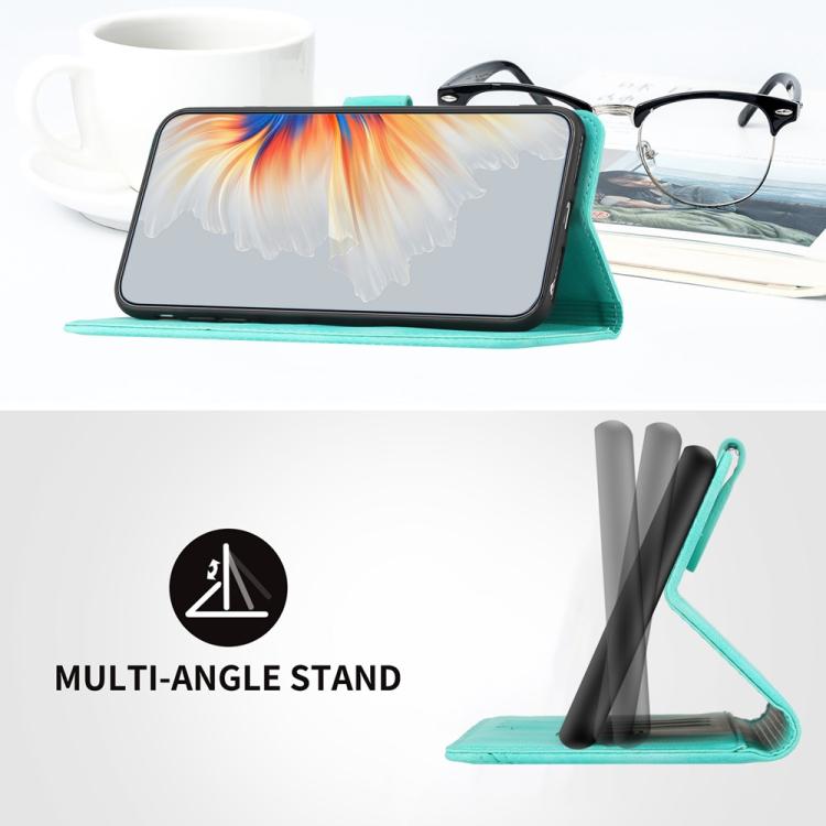 For iPhone 17 Heart Pattern Skin Feel Leather Phone Case(Light Blue) - free shipping - PMc TechLife - Order now!
