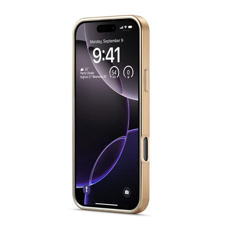 For iPhone 16 Pro Fierre Shann Python Texture Electroplating PU Phone Case(White) - free shipping - PMC Jewellery - Order now!