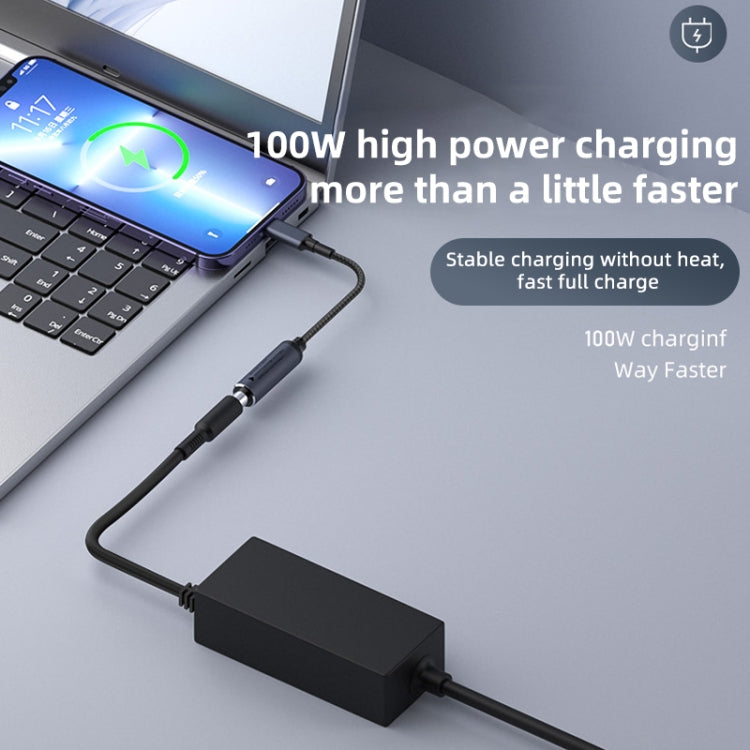 DC 4.5 x 0.6mm to USB-C / Type-C Male 100W Computer Charging Adapter Connector - Universal Power Adapter by PMC TechLife | Online Shopping South Africa | PMC TechLife