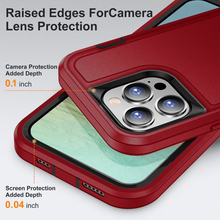 For iPhone 15 Pro Max Life Waterproof Rugged Phone Case(Red + Black) - iPhone 15 Pro Max Cases by PMC Jewellery | Online Shopping South Africa | PMC Jewellery