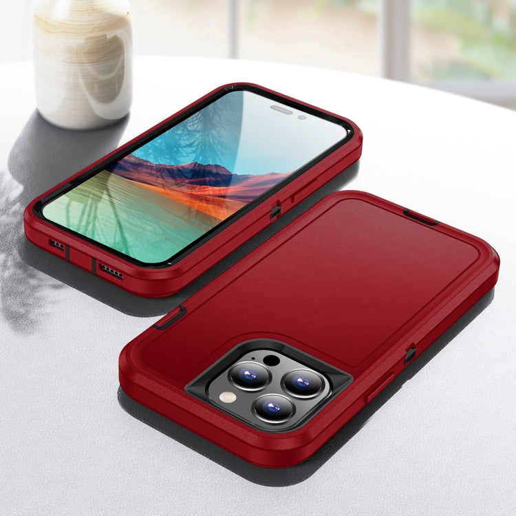 For iPhone 15 Pro Max Life Waterproof Rugged Phone Case(Red + Black) - iPhone 15 Pro Max Cases by PMC Jewellery | Online Shopping South Africa | PMC Jewellery