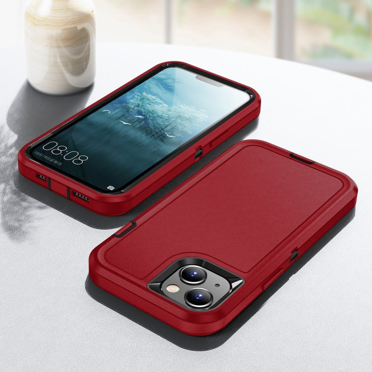 For iPhone 15 Life Waterproof Rugged Phone Case(Red + Black) - iPhone 15 Cases by PMC TechLife | Online Shopping South Africa | PMC TechLife