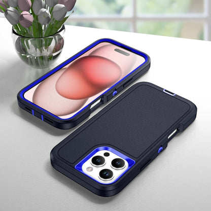 For iPhone 16 Pro Life Waterproof Rugged Phone Case(Dark Blue + Royal Blue) - iPhone 16 Pro Cases by PMC Jewellery | Online Shopping South Africa | PMC Jewellery | Buy Now Pay Later Mobicred