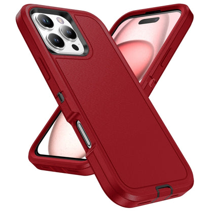 For iPhone 16 Life Waterproof Rugged Phone Case(Red + Black) - iPhone 16 Cases by PMC Jewellery | Online Shopping South Africa | PMC Jewellery | Buy Now Pay Later Mobicred