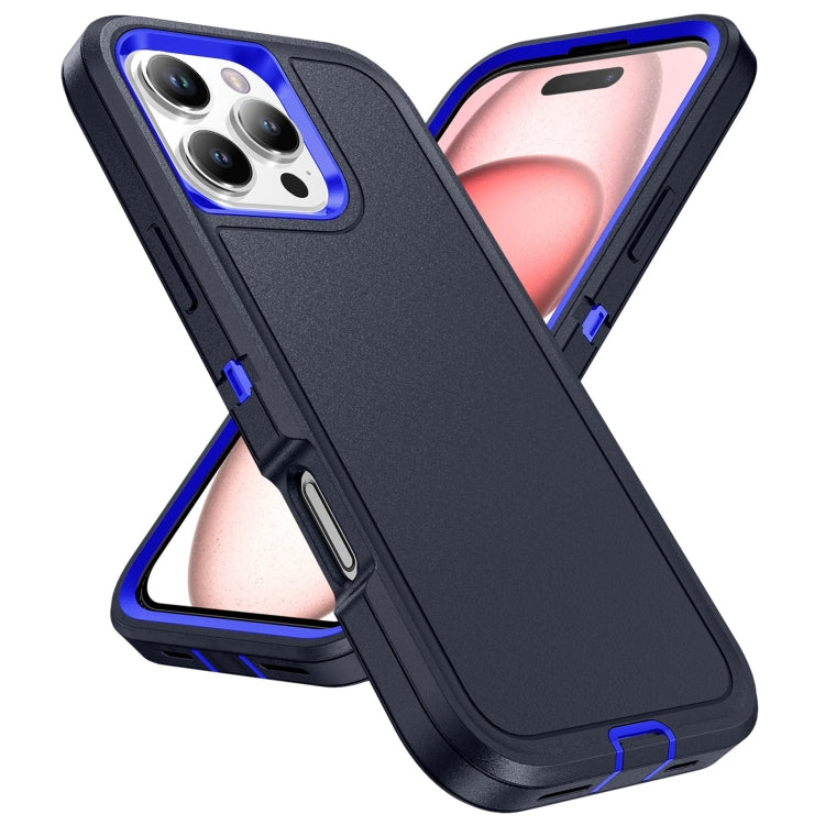 For iPhone 16 Life Waterproof Rugged Phone Case(Dark Blue + Royal Blue) - iPhone 16 Cases by PMC TechLife | Online Shopping South Africa | PMC TechLife | Buy Now Pay Later Mobicred