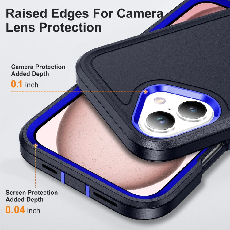 For iPhone 16 Life Waterproof Rugged Phone Case(Dark Blue + Royal Blue) - iPhone 16 Cases by PMC TechLife | Online Shopping South Africa | PMC TechLife | Buy Now Pay Later Mobicred