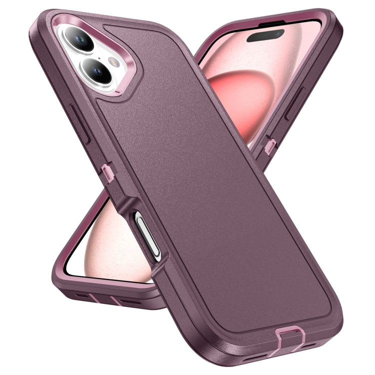 For iPhone 16 Life Waterproof Rugged Phone Case(Purple + Pink) - iPhone 16 Cases by PMC Jewellery | Online Shopping South Africa | PMC Jewellery | Buy Now Pay Later Mobicred