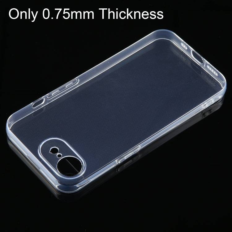 For iPhone SE 4 2024 Ultra-thin Transparent TPU Phone Case - More iPhone Cases by PMC Jewellery | Online Shopping South Africa | PMC Jewellery | Buy Now Pay Later Mobicred