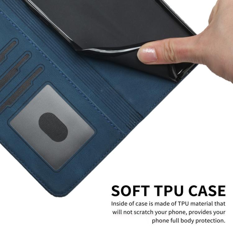 For iPhone 17 Air Cubic Skin Feel Flip Leather Phone Case(Blue) - free shipping - PMc TechLife - Order now!