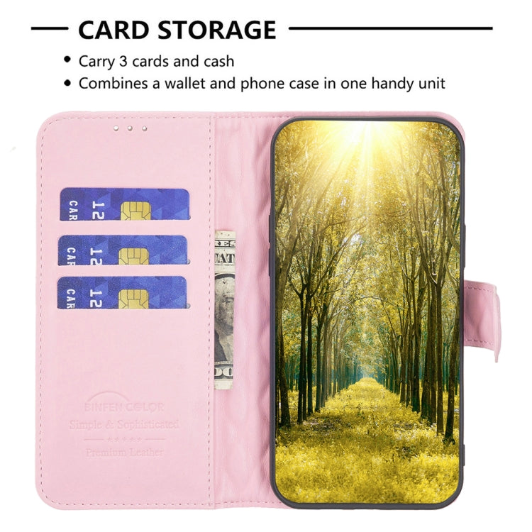 For Motorola Moto G84 Diamond Lattice Wallet Flip Leather Phone Case(Pink) - Motorola Cases by PMC Jewellery | Online Shopping South Africa | PMC Jewellery | Buy Now Pay Later Mobicred