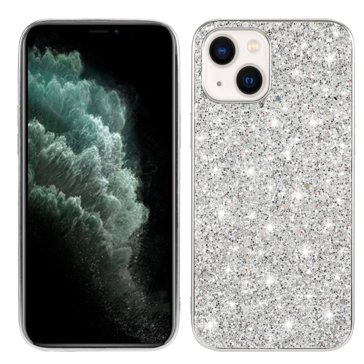 For iPhone 15 Glitter Powder TPU Phone Case(Silver) - iPhone 15 Cases by PMC Jewellery | Online Shopping South Africa | PMC Jewellery