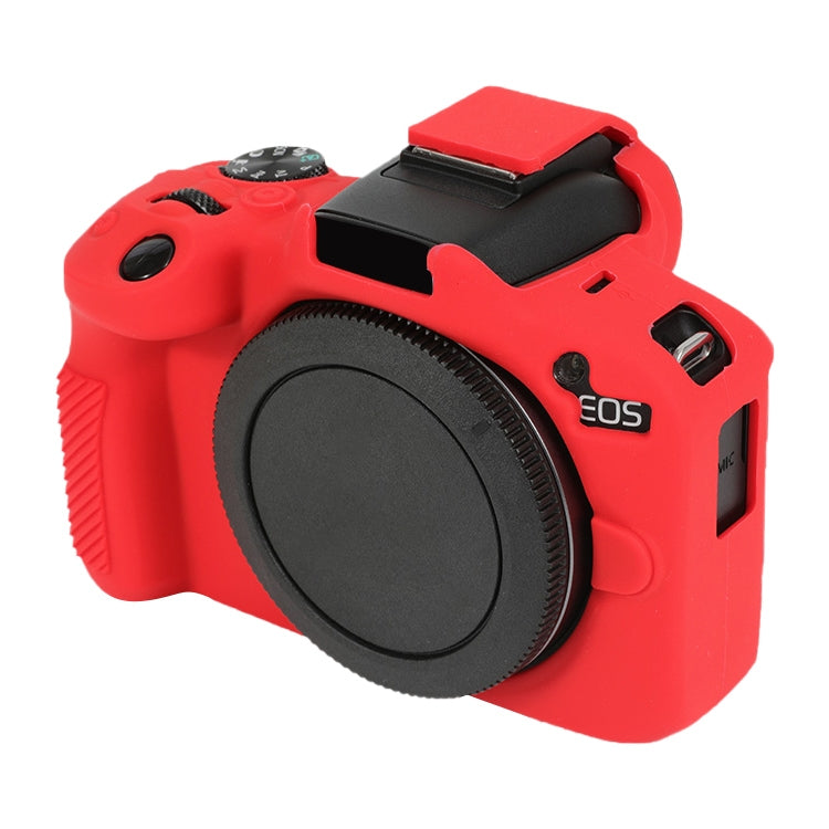For Canon EOS R50 Soft Silicone Protective Case(Red) - Protective Case by PMC TechLife | Online Shopping South Africa | PMC TechLife | Buy Now Pay Later Mobicred