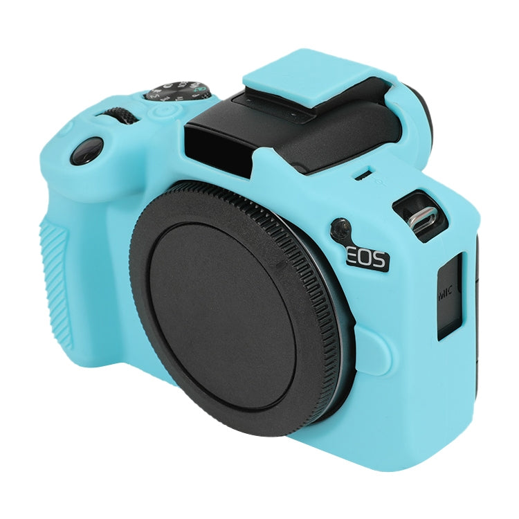 For Canon EOS R50 Soft Silicone Protective Case(Sky Blue) - Protective Case by PMC TechLife | Online Shopping South Africa | PMC TechLife | Buy Now Pay Later Mobicred