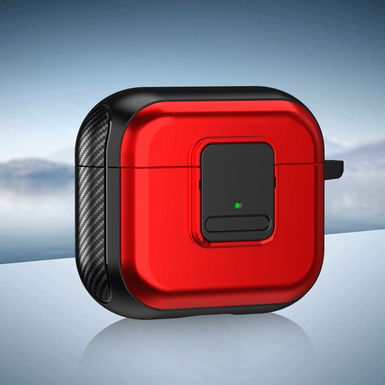 For AirPods 3 TPU + PC Wireless Earphones Case with Magnetic Switch(Red) - free shipping - PMC Jewellery - Order now!