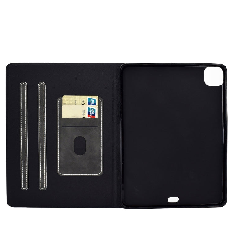 For iPad Pro 11 2024 Cowhide Texture Leather Smart Tablet Case(Grey) - iPad Pro 11 2024 Cases by PMC TechLife | Online Shopping South Africa | PMC TechLife | Buy Now Pay Later Mobicred