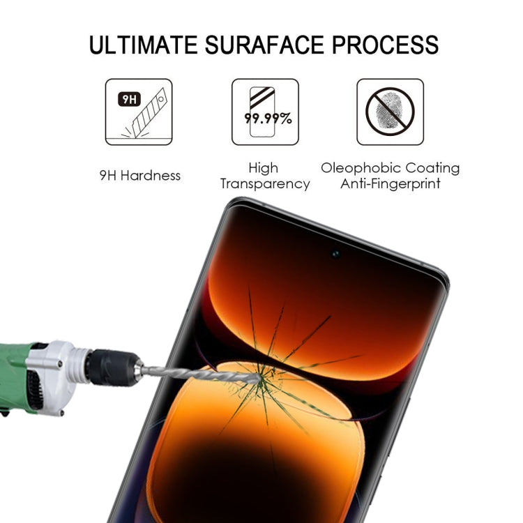 For vivo iQOO 12 Pro 3D Curved Edge Full Screen Tempered Glass Film - iQOO 12 Pro Tempered Glass by PMC Jewellery | Online Shopping South Africa | PMC Jewellery