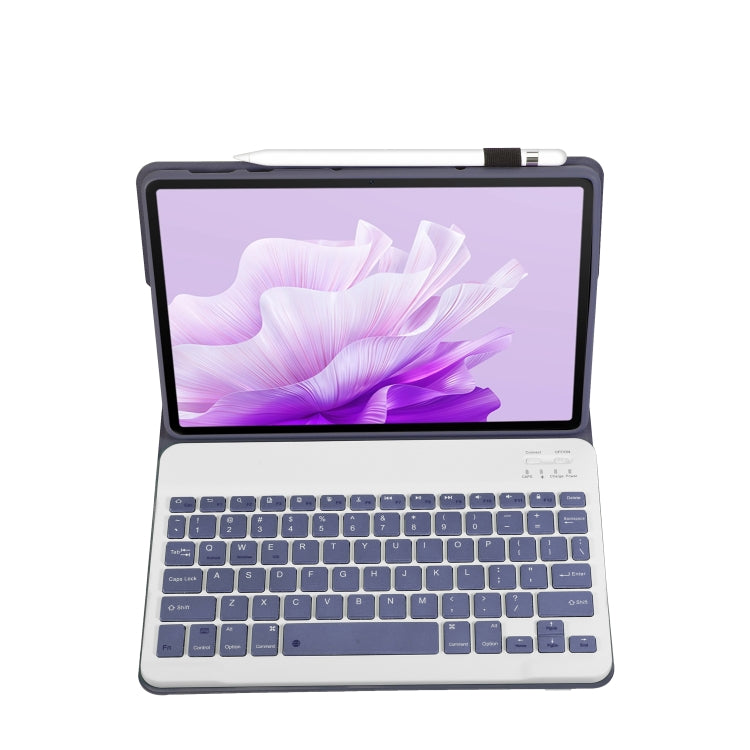 For Huawei MatePad 11.5 2023 AH17 Lambskin Texture Ultra-thin Detachable Bluetooth Keyboard Leather Case(Purple) - Huawei Keyboard by PMC Jewellery | Online Shopping South Africa | PMC Jewellery