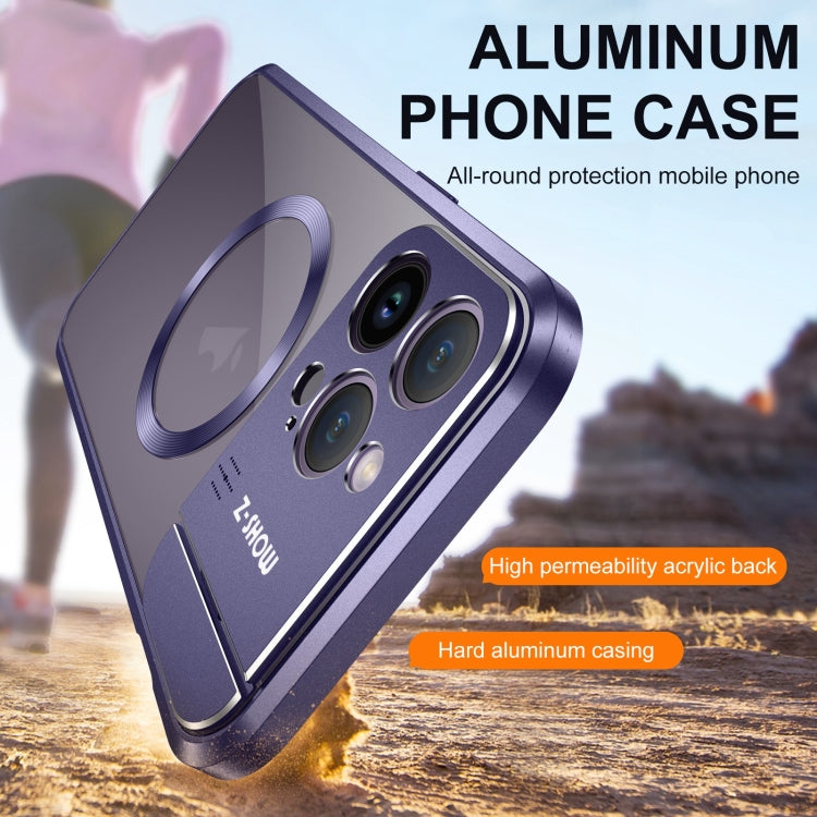 For iPhone 15 Aromatherapy Holder Single-sided MagSafe Magnetic Phone Case(Black) - iPhone 15 Cases by PMc TechLife | Online Shopping South Africa | PMc TechLife | Buy Now Pay Later Mobicred
