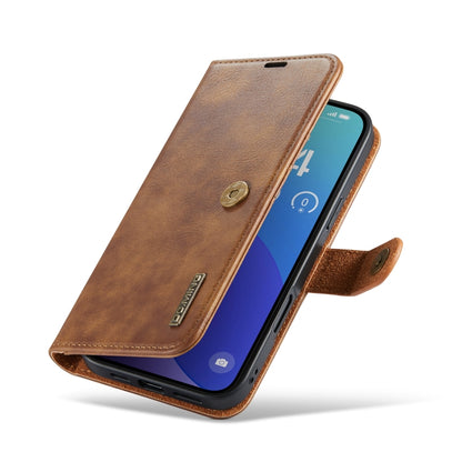 For iPhone 16 Pro Max DG.MING Crazy Horse Texture Detachable Magnetic Leather Phone Case(Brown) - iPhone 16 Pro Max Cases by DG.MING | Online Shopping South Africa | PMC Jewellery | Buy Now Pay Later Mobicred