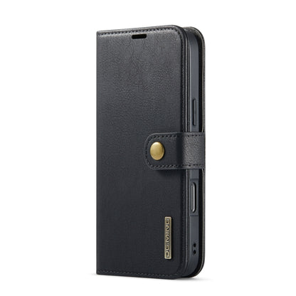 For iPhone 16 Pro DG.MING Crazy Horse Texture Detachable Magnetic Leather Phone Case(Black) - iPhone 16 Pro Cases by DG.MING | Online Shopping South Africa | PMC Jewellery | Buy Now Pay Later Mobicred