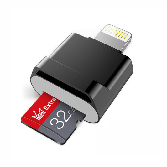 MicroDrive 8pin To TF Card Adapter Mini iPhone & iPad TF Card Reader, Capacity:32GB(Black) -  by MICRODRIVE | Online Shopping South Africa | PMC Jewellery | Buy Now Pay Later Mobicred