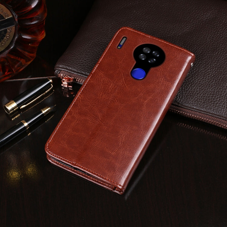 For Blackview A80 idewei Crazy Horse Texture Horizontal Flip Leather Case with Holder & Card Slots & Wallet(White) - More Brand by idewei | Online Shopping South Africa | PMC TechLife | Buy Now Pay Later Mobicred