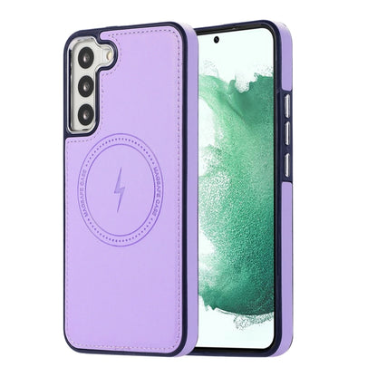 For Samsung Galaxy S23+ 5G Side Leather Magsafe Phone Case(Light Purple) - Galaxy S23+ 5G Cases by PMC Jewellery | Online Shopping South Africa | PMC Jewellery