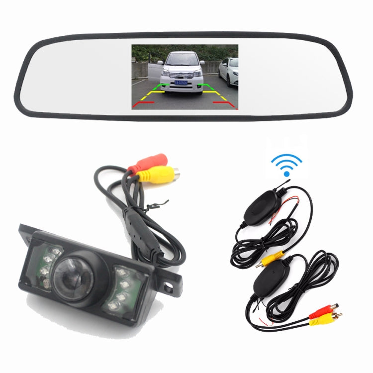 PZ705 415-W 4.3 inch TFT LCD Car External Wireless Rear View Monitor for Car Rearview Parking Video Systems - Rear View Cameras by PMC Jewellery | Online Shopping South Africa | PMC Jewellery | Buy Now Pay Later Mobicred