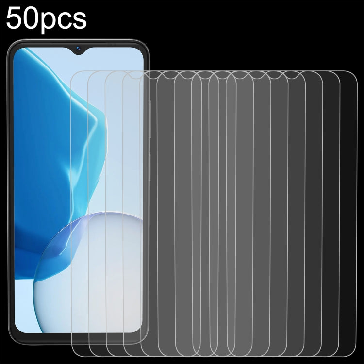 For DOOGEE N55 Pro 50pcs 0.26mm 9H 2.5D Tempered Glass Film - For Doogee by PMC Jewellery | Online Shopping South Africa | PMC Jewellery | Buy Now Pay Later Mobicred