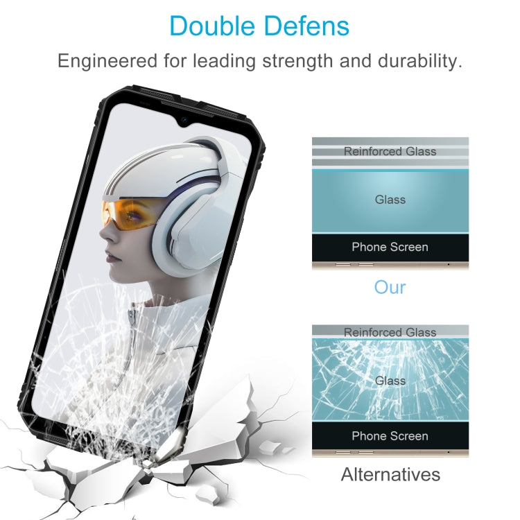 For DOOGEE V Max Plus 50pcs 0.26mm 9H 2.5D Tempered Glass Film - For Doogee by PMC Jewellery | Online Shopping South Africa | PMC Jewellery | Buy Now Pay Later Mobicred