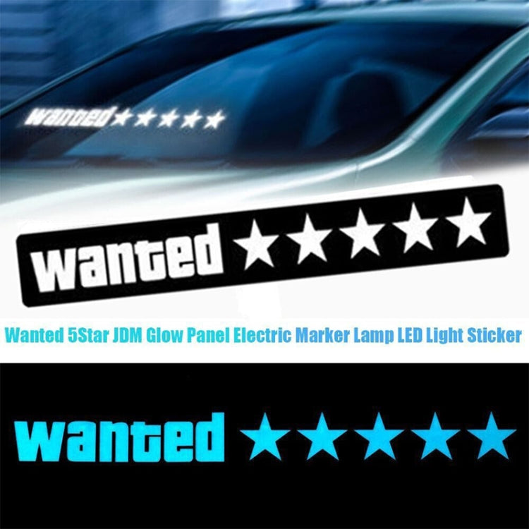 EL Luminous Car Stickers Cold Light Car Stickers Car Luminous Pattern Decoration(Baby On Board) - Decorative Sticker by PMC Jewellery | Online Shopping South Africa | PMC Jewellery | Buy Now Pay Later Mobicred