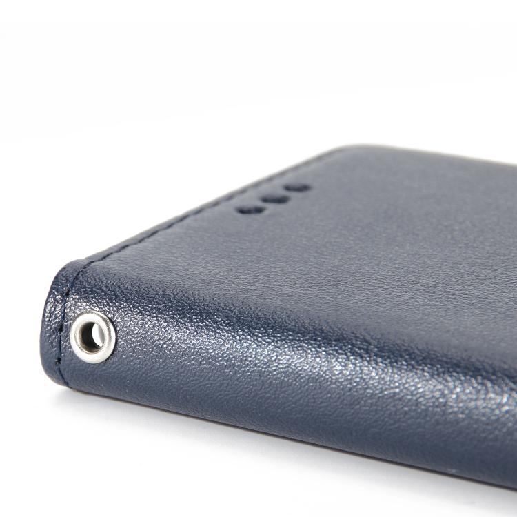 For iPhone 16e Multifunctional Horizontal Flip Leather Phone Case with Three Card Slots(Blue) - iPhone 16e Cases by PMC TechLife | Online Shopping South Africa | PMC TechLife | Buy Now Pay Later Mobicred