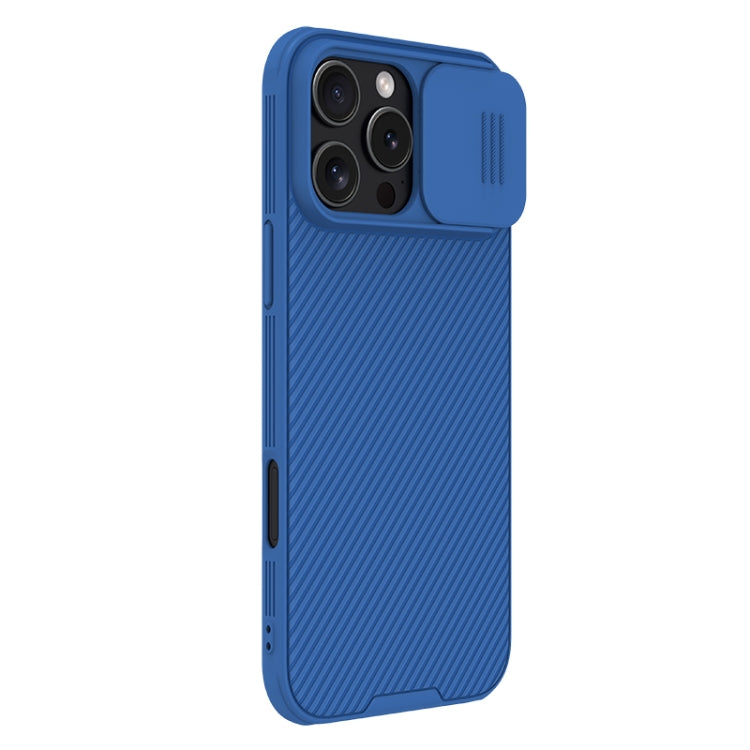 For iPhone 16 Pro Max NILLKIN CamShield Pro Magnetic Magsafe Phone Case(Blue) - iPhone 16 Pro Max Cases by NILLKIN | Online Shopping South Africa | PMC Jewellery | Buy Now Pay Later Mobicred