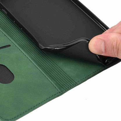 For iPhone 16 Pro Skin Feel Splicing Leather Phone Case(Green) - iPhone 16 Pro Cases by PMC Jewellery | Online Shopping South Africa | PMC Jewellery | Buy Now Pay Later Mobicred