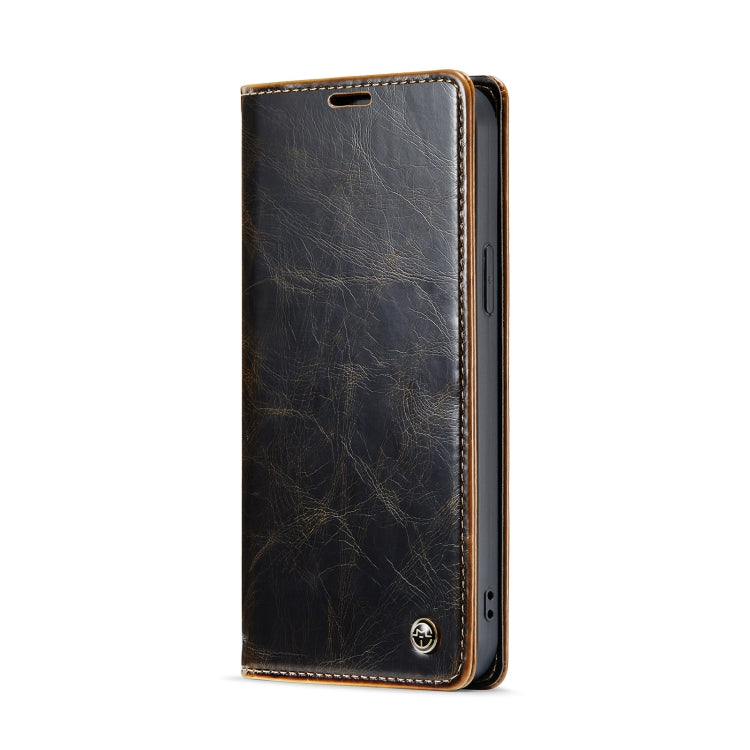 For iPhone 15 Pro Max CaseMe 003 Crazy Horse Texture Leather Phone Case(Coffee) - iPhone 15 Pro Max Cases by CaseMe | Online Shopping South Africa | PMC Jewellery | Buy Now Pay Later Mobicred