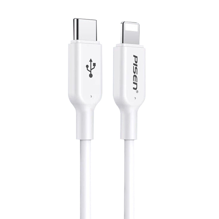 PISEN 1m 3.0A Type-C to 8 Pin PD Fast Charging Cable - 2 in 1 Cable by PMC Jewellery | Online Shopping South Africa | PMC Jewellery | Buy Now Pay Later Mobicred