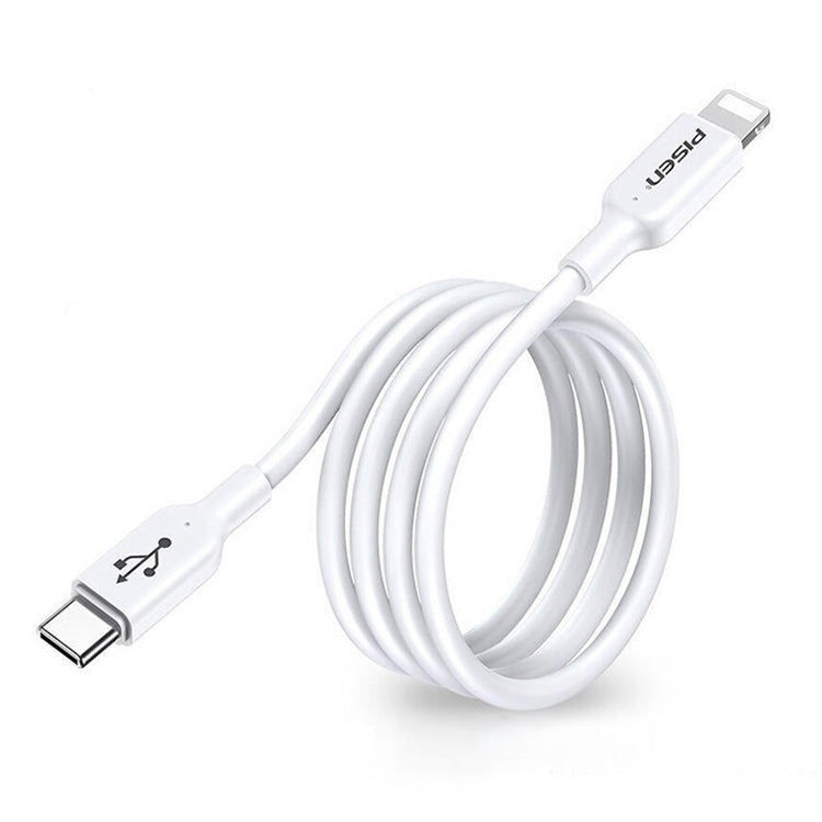 PISEN 1m 3.0A Type-C to 8 Pin PD Fast Charging Cable - 2 in 1 Cable by PMC Jewellery | Online Shopping South Africa | PMC Jewellery | Buy Now Pay Later Mobicred