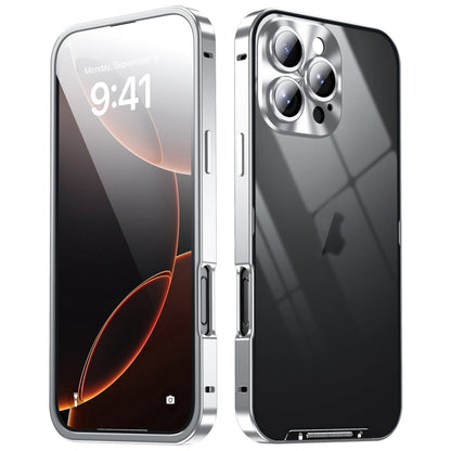 For iPhone 16 Pro Frosted Metal Phone Case(Silver) - iPhone 16 Pro Cases by PMC Jewellery | Online Shopping South Africa | PMC Jewellery | Buy Now Pay Later Mobicred