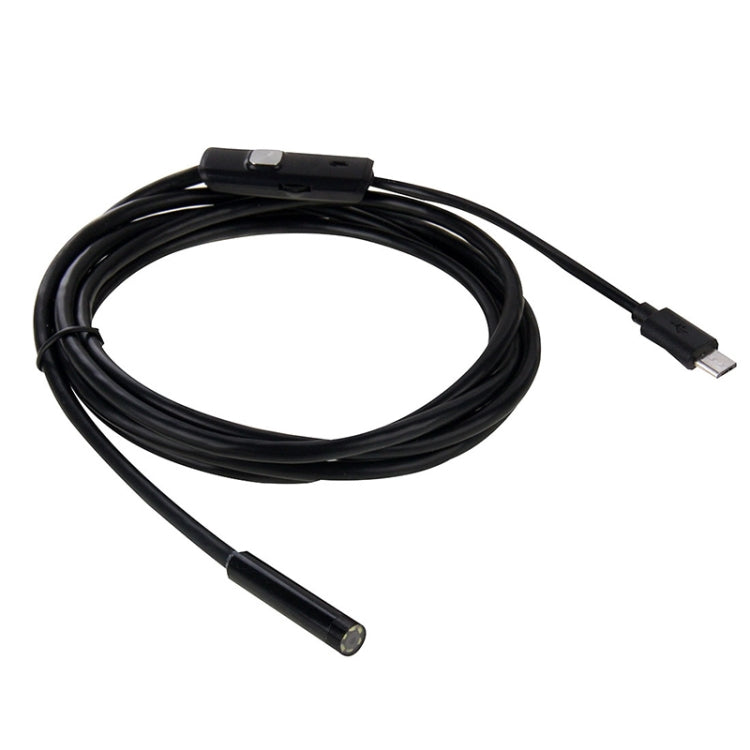 AN97 Waterproof Micro USB Endoscope Snake Tube Inspection Camera for Parts of OTG Function Android Mobile Phone, with 6 LEDs, Lens Diameter:5.5mm(Length: 5m) -  by PMC Jewellery | Online Shopping South Africa | PMC Jewellery | Buy Now Pay Later Mobicred